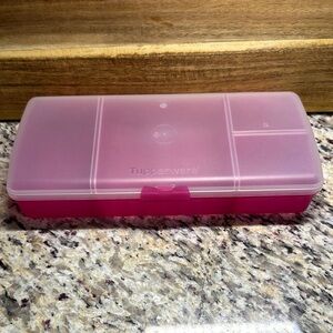Tupperware Pink Storage Box